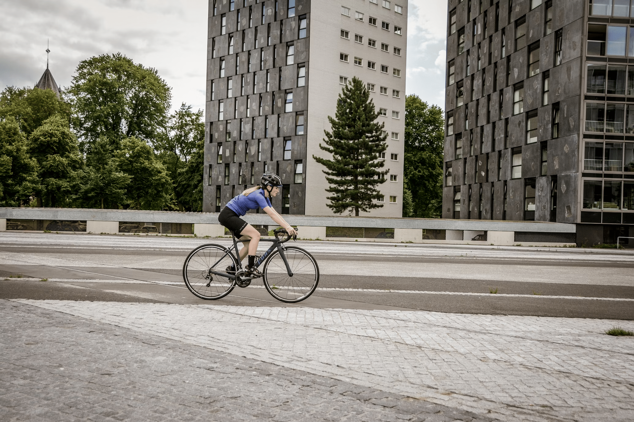 programme musculation cyclisme : cycliste dehors